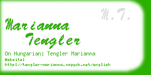 marianna tengler business card